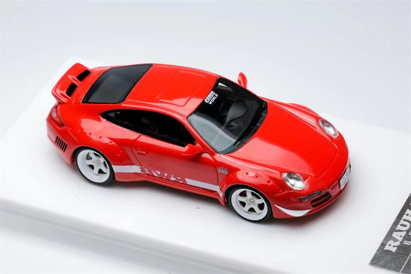 RWB 1:64 Philadelphia Racing Style / RWB 997 Blair convertible Red Resin Model Car