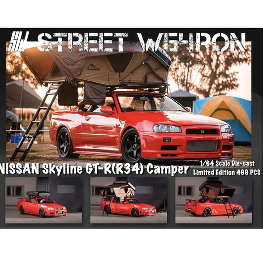 Street Weapon - Nissan Skyline GT-R R34 Camper - Red