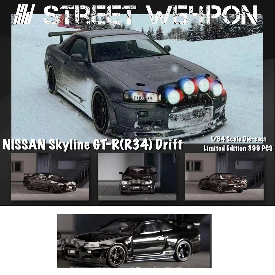Street Weapon - Nissan Skyline GT-R R34 "Snow Drift"